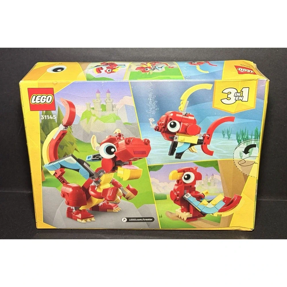 LEGO 31145 Creator 3in1‎ Red Dragon Toy Building Set. NEW SEALED